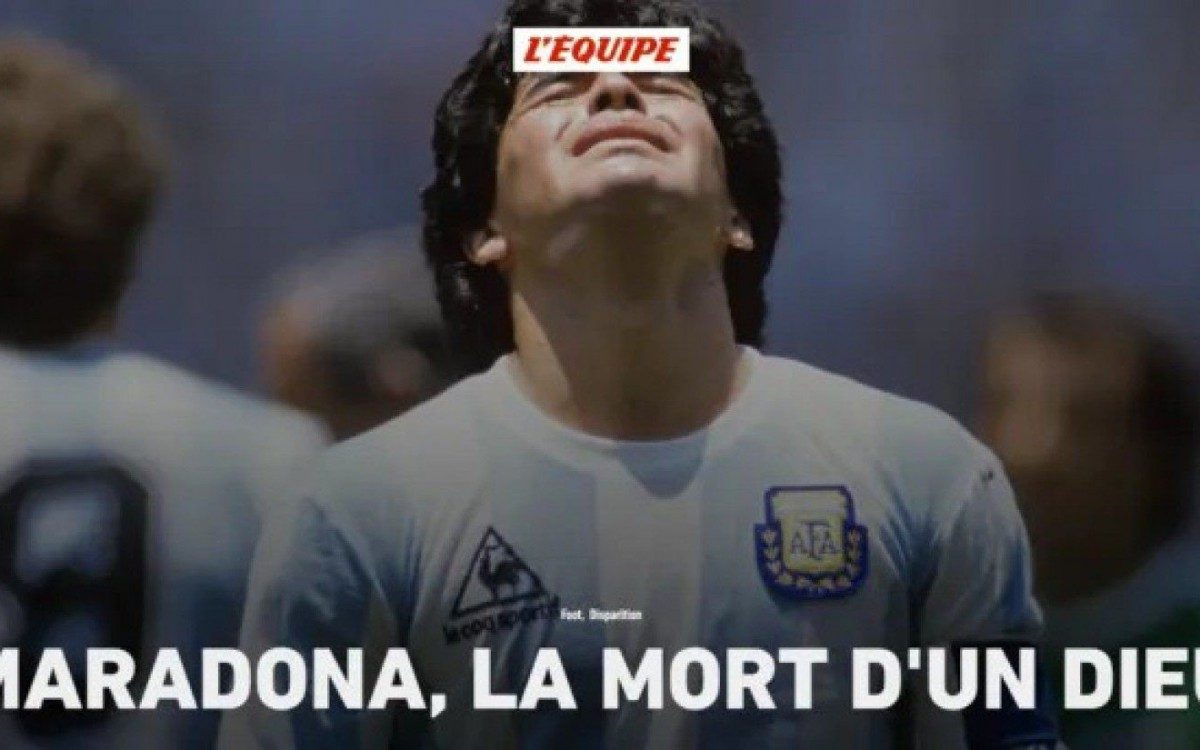 A manchete do L'Équipe: 