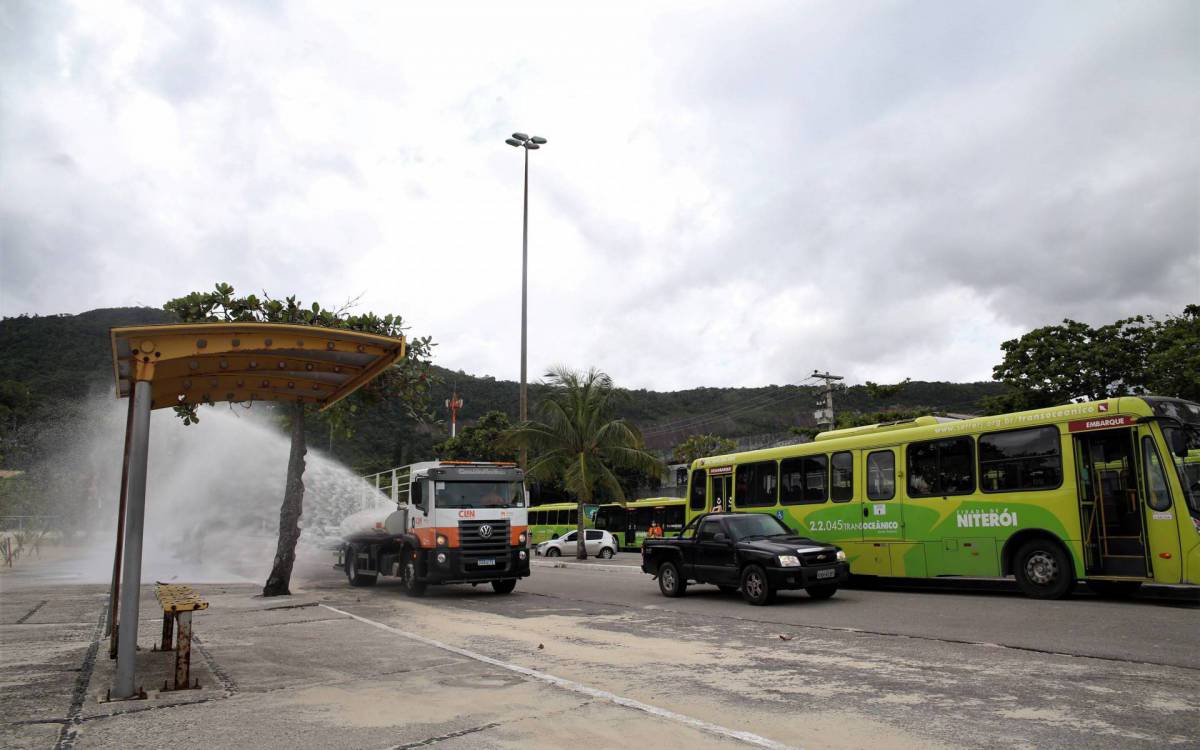 Niterói reforçou sanitização das vias