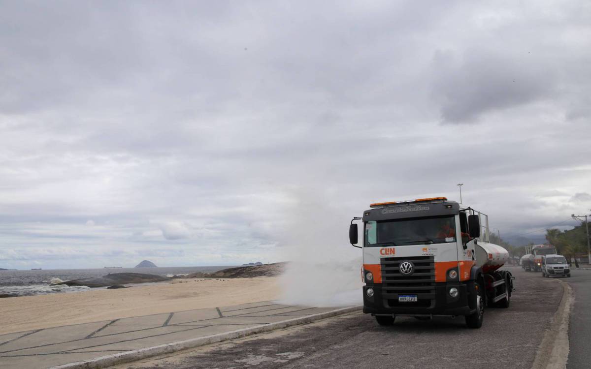 Niterói reforçou sanitização das vias