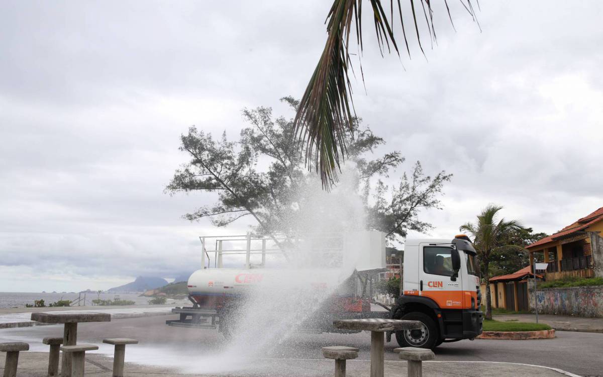 Niterói reforçou sanitização das vias
