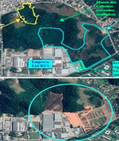 &Aacute;rea da regi&atilde;o do Morro dos Cabritos, em Xer&eacute;m - Divulga&ccedil;&atilde;o MPF