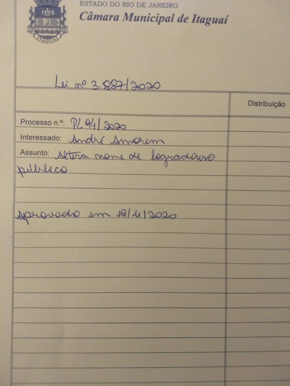 Capa do projeto de lei aprovado pela C&acirc;mara e motivo de protesto de moradores - Reprodu&ccedil;&atilde;o