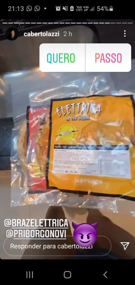 Carlos Bertolazzi mostra demais em story