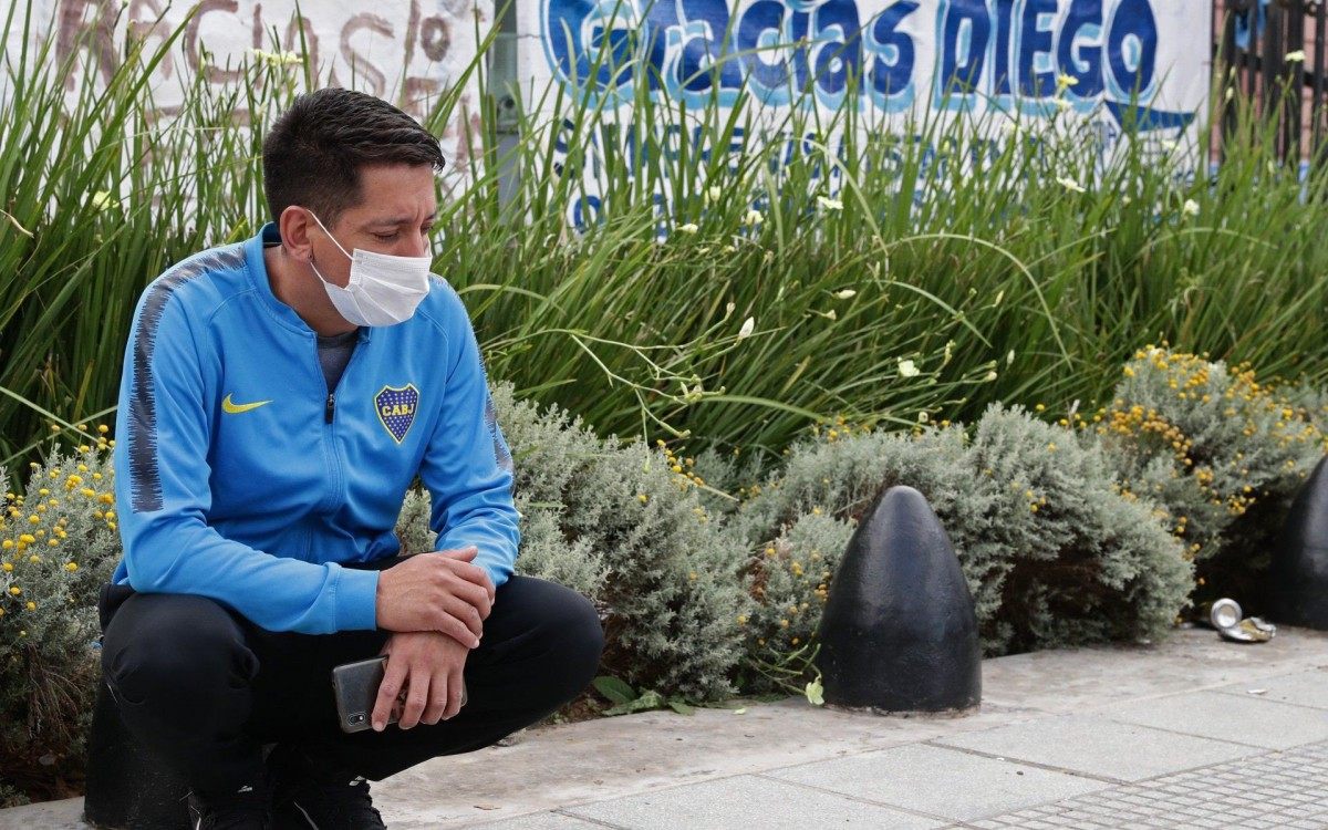 Vel&oacute;rio de Maradona come&ccedil;ou em Buenos Aires