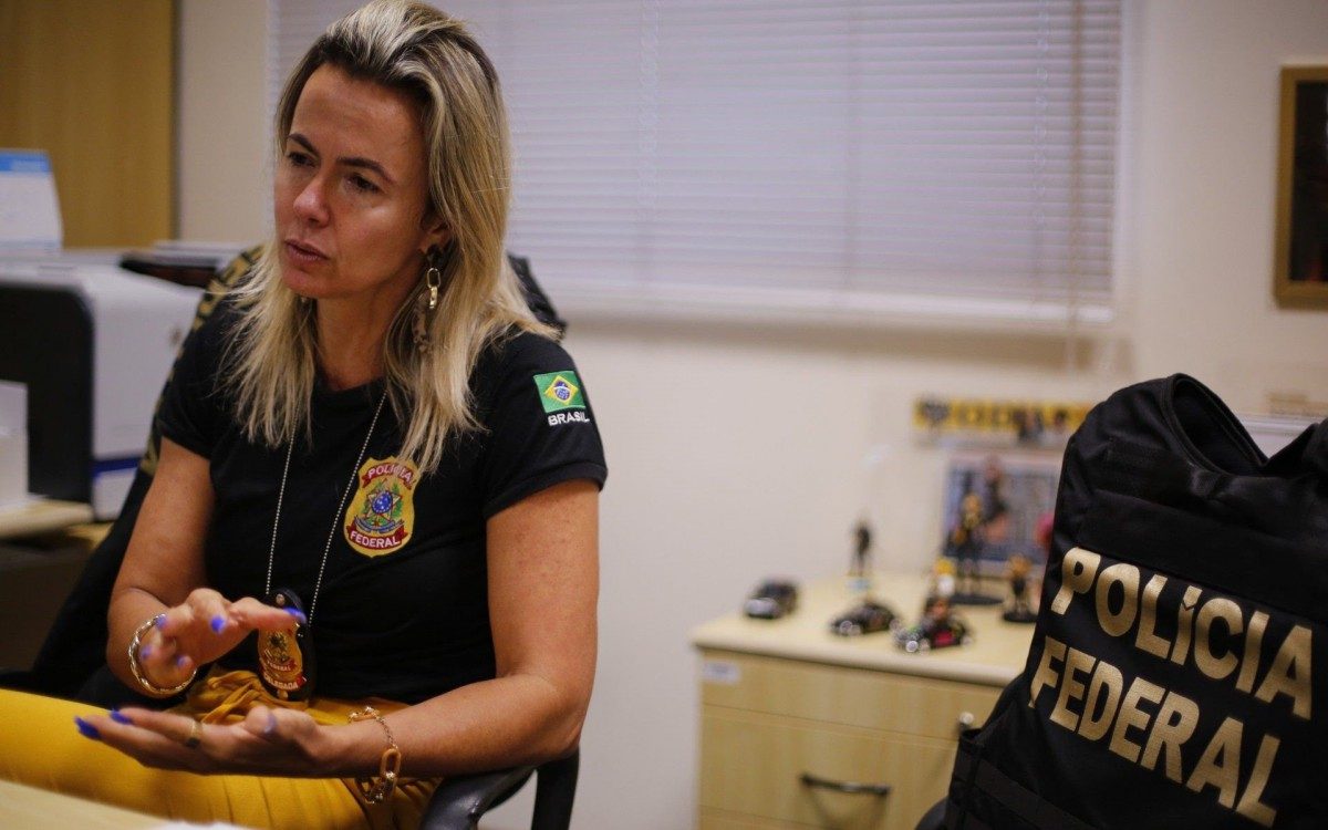 Delegada da Polícia Federal e Coordenadora do Grupo de Repressão aos Crimes Cibernéticos no Estado do Rio de Janeiro Doutora Paula Mary. 