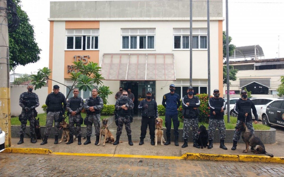 Opera&ccedil;&atilde;o Assepsia realizada pela PCERJ, em parceria com o GAP/MPRJ, PM e GCMs da Regi&atilde;o. - Foto: Folha Itaocarense