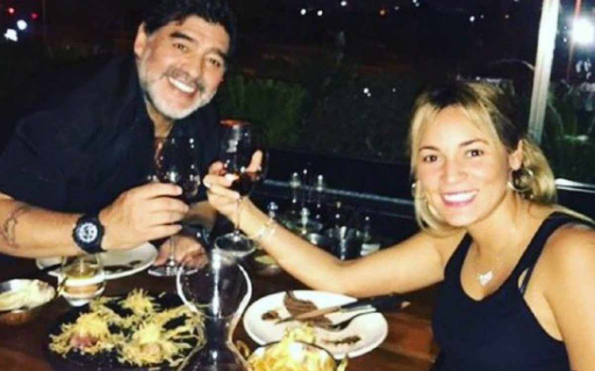 Diego Maradona e Rocío Oliva - Reprodução