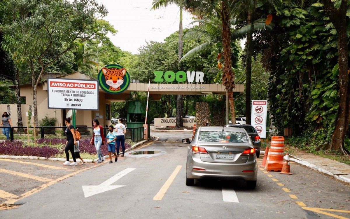 O Zoológico Municipal de VR fica aberto de terça-feira a domingo, das 8h às 12h e das 13h às 17h - Divulgação