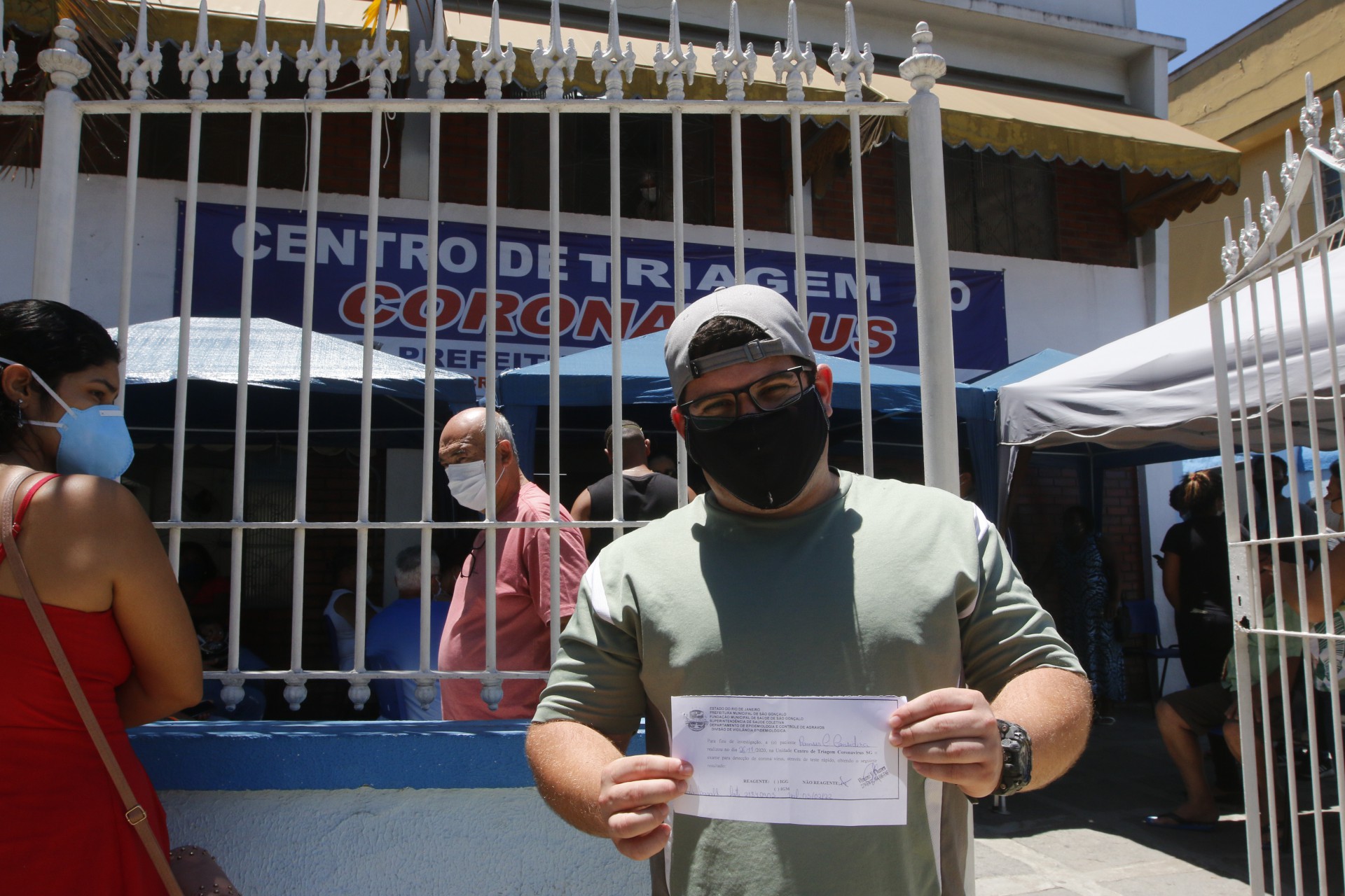 Rams&eacute;s Considera esperou duas horas para ser atendido - Reginaldo Pimenta / Agencia O Dia