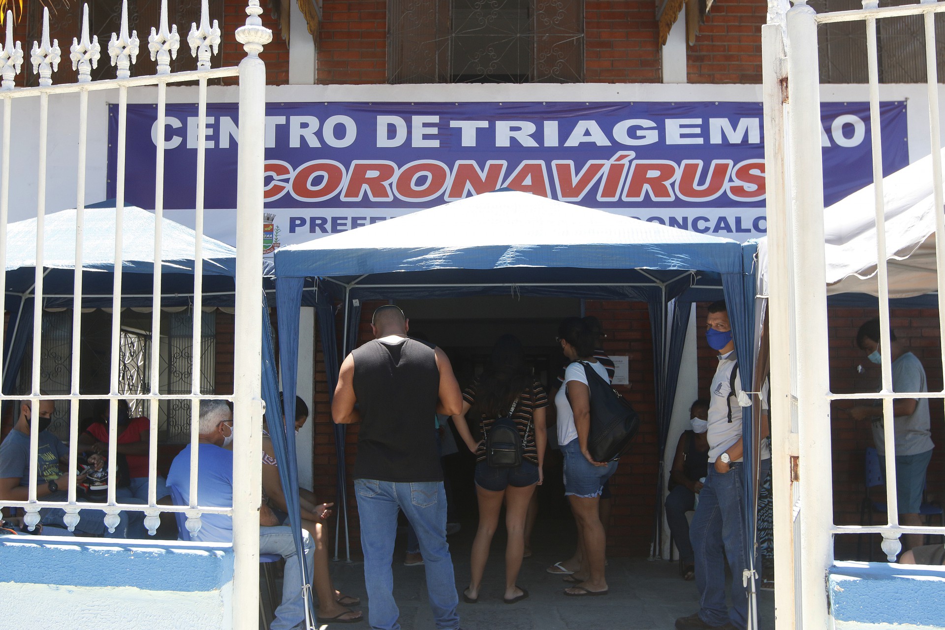 Testagem para covid-19, em S&atilde;o Gon&ccedil;alo, Regi&atilde;o Metropolitana do Rio - Reginaldo Pimenta / Agencia O Dia