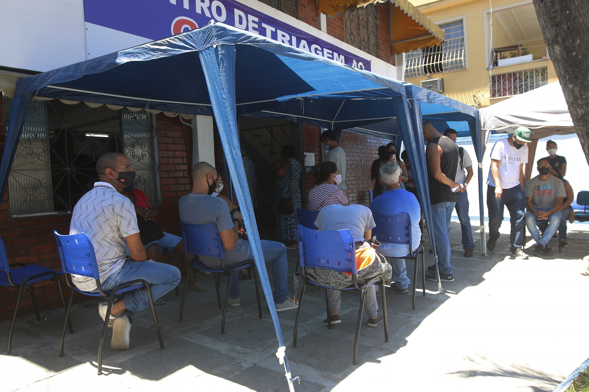 Testagem para covid-19, em S&atilde;o Gon&ccedil;alo, Regi&atilde;o Metropolitana do Rio - Reginaldo Pimenta / Agencia O Dia