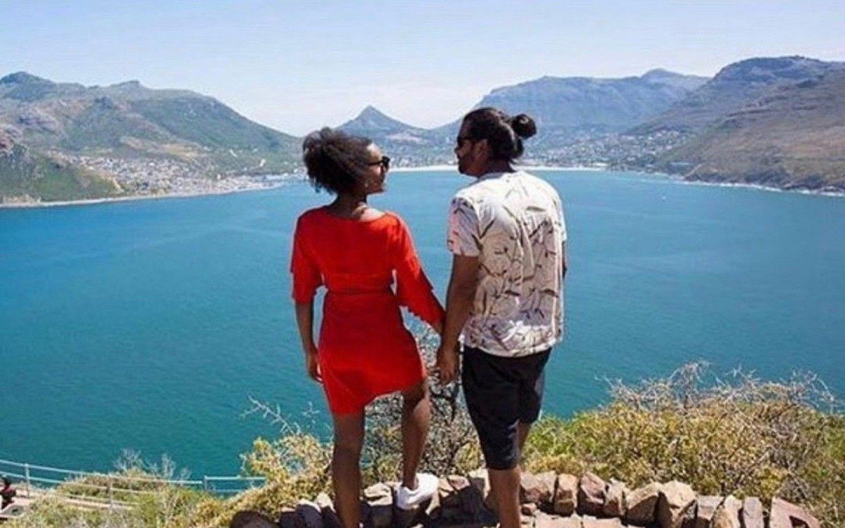 Thelma Assis e o marido Denis Santos - Reprodução