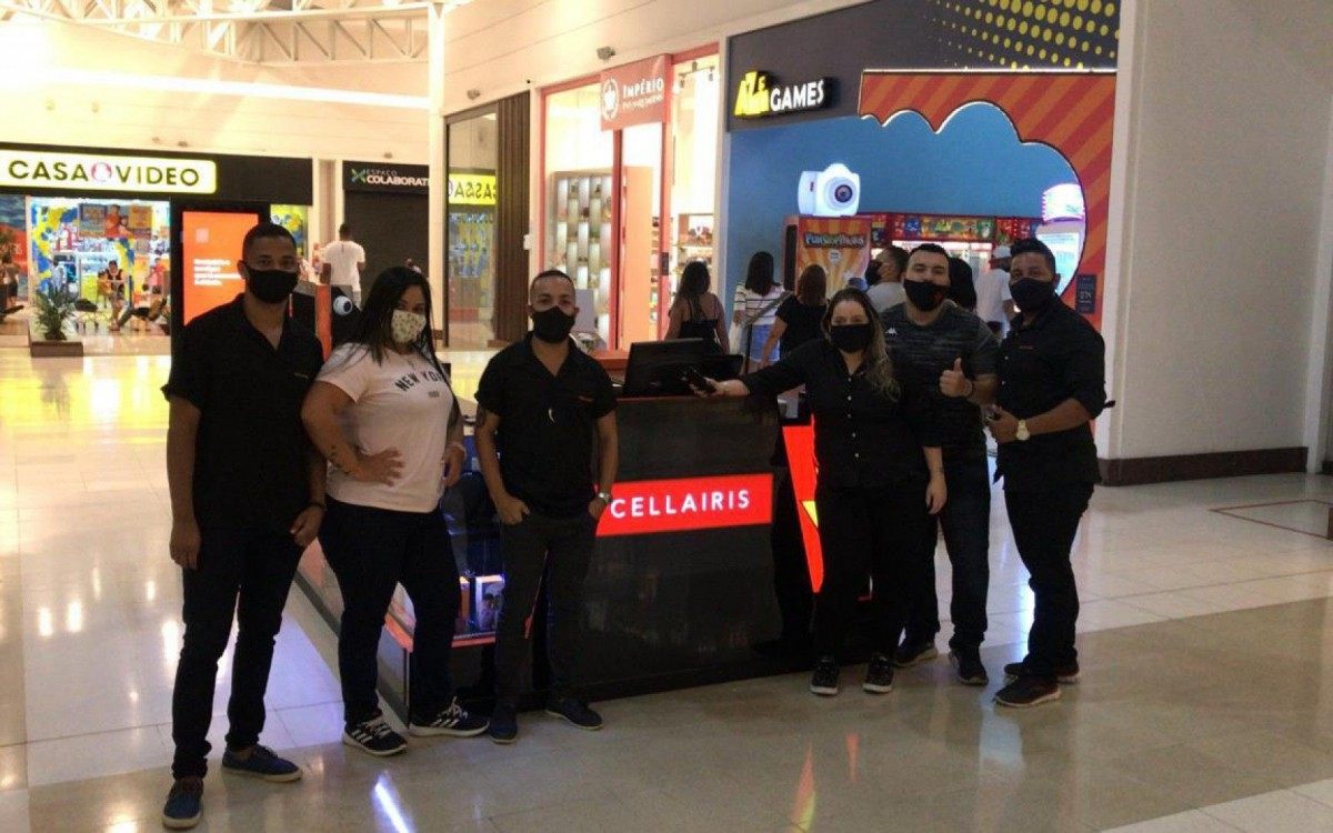 Cellairis Brasil no Shopping Grande Rio - Divulgação