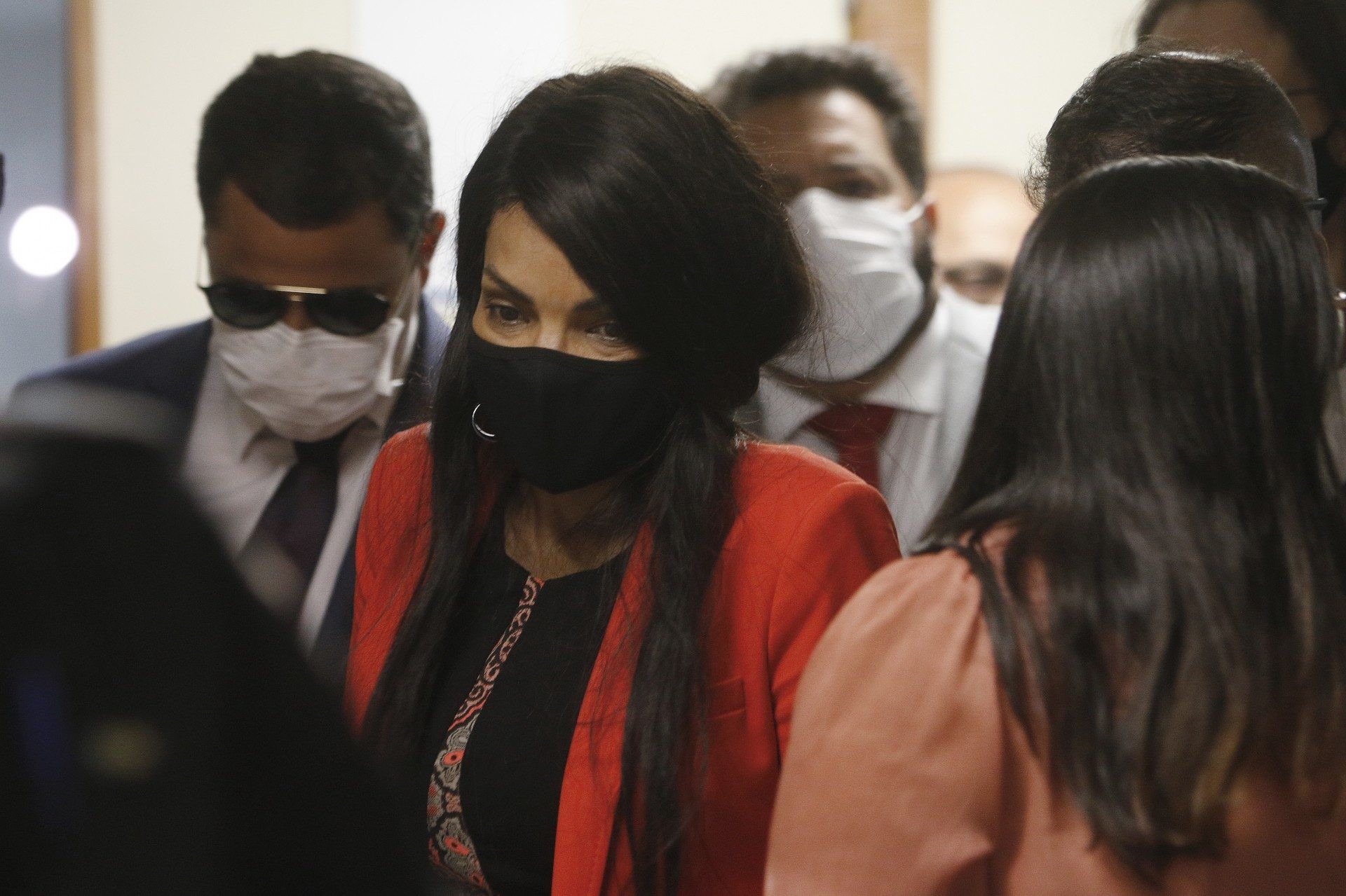 Audi&ecirc;ncia, em novembro, incluindo a deputada federal Flordelis, do processo que trata do assassinato do pastor Anderson do Carmo - Reginaldo Pimenta / Agencia O Dia