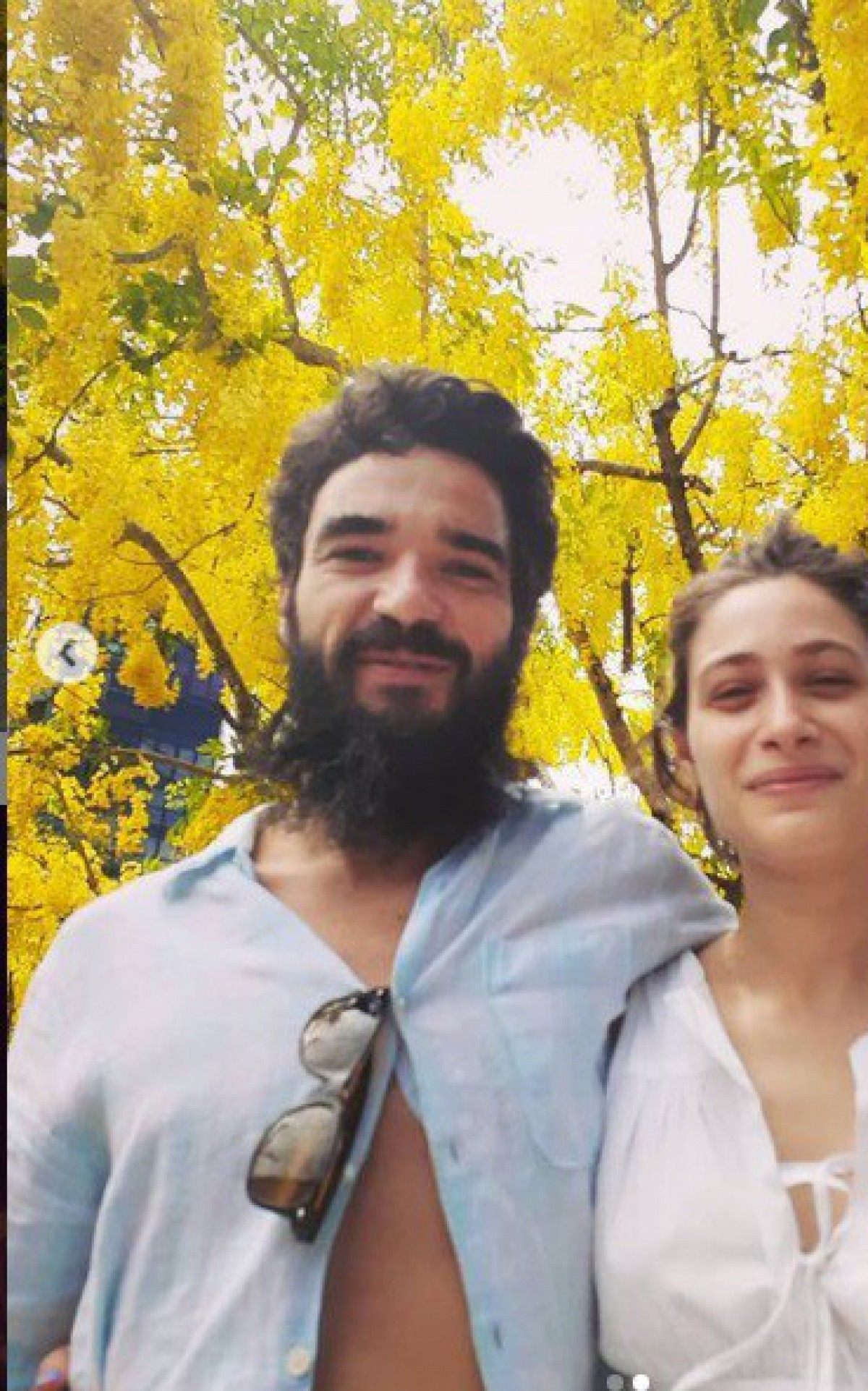 Caio Blat e Luísa Arraes   - reprodução do instagram