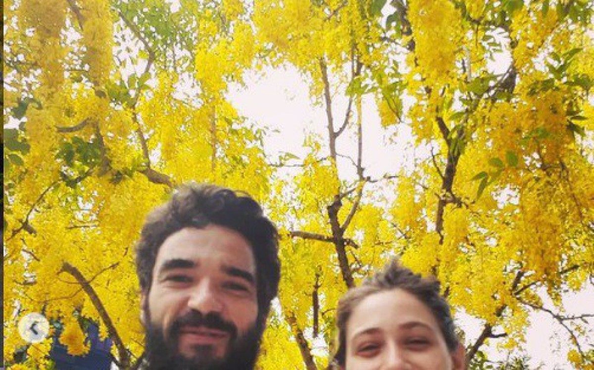 Caio Blat e Lu&iacute;sa Arraes  