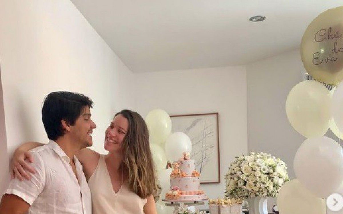 Nathalia Dill e o marido