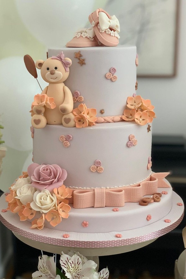 Detalhes do chá de bebê - reprodução do instagram