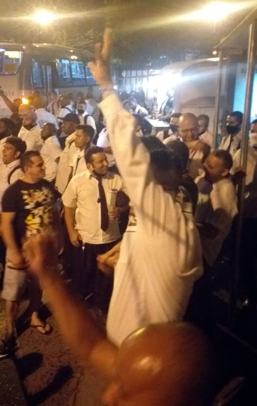 Movimento começou no início da madrugada - Reprodução / Rádio Motor