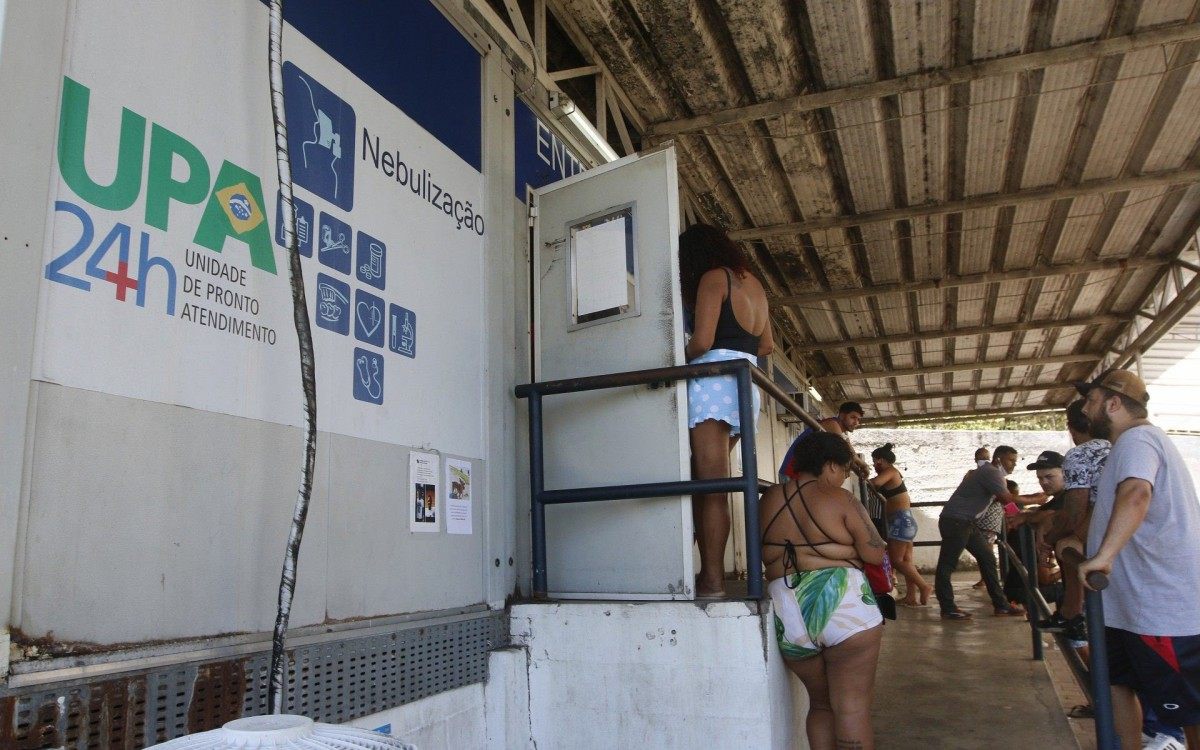 Geral - Atendimento nas unidades de saude no Rio de Janeiro. Na foto, UPA da Penha, zona norte do Rio.