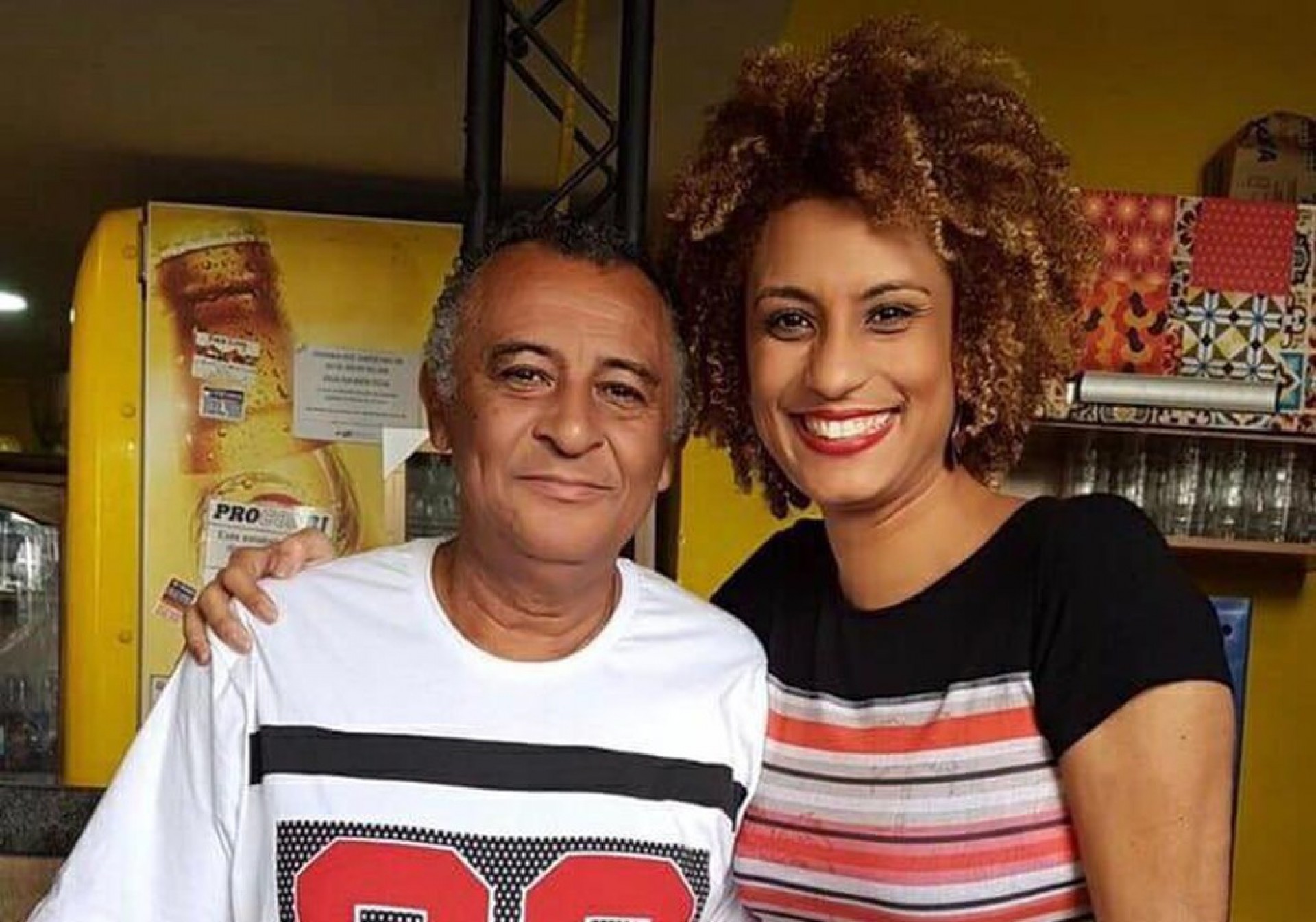 Antonio Francisco da Silva Neto, pai de Marielle Franco, está com covid-19, segundo irmã da vereadora - Reprodução