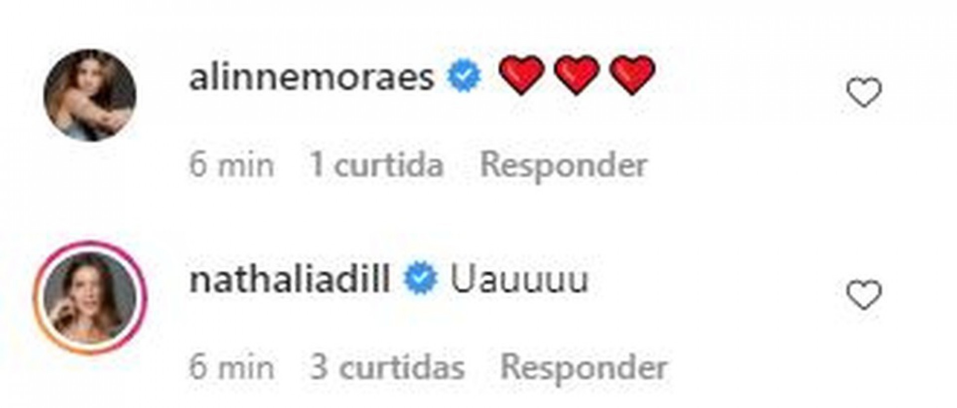 Famosos mandam recados para Rafaela e Catarina - Reprodução Internet