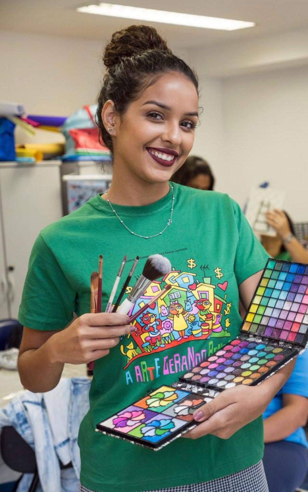 Alexandra descobriu seu talento ao fazer um curso na ONG Favela Mundo - Favela Mundo / Divulgação