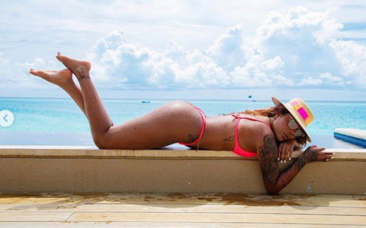 Ludmilla nas Ilhas Maldivas - reprodução do instagram