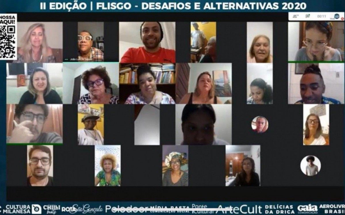 Segunda edição do Festival Literário de São Gonçalo, totalmente virtual, em novembro deste ano