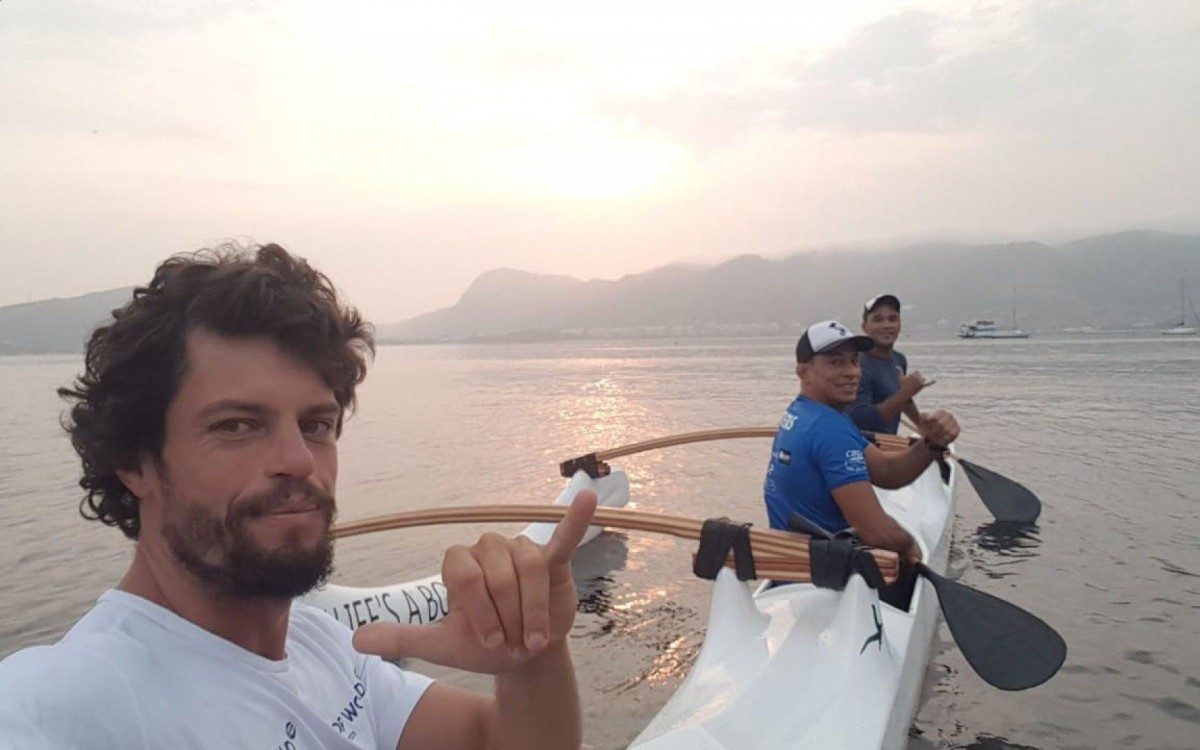 Eles integram a quarta edição da Expedição Anamauê que promete ser uma das maiores navegações do Brasil neste tipo de barco