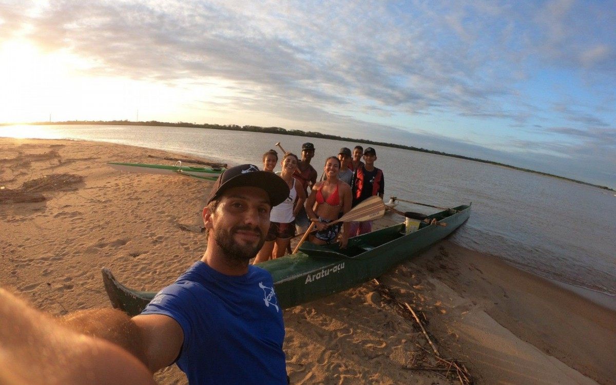 Eles integram a quarta edição da Expedição Anamauê que promete ser uma das maiores navegações do Brasil neste tipo de barco