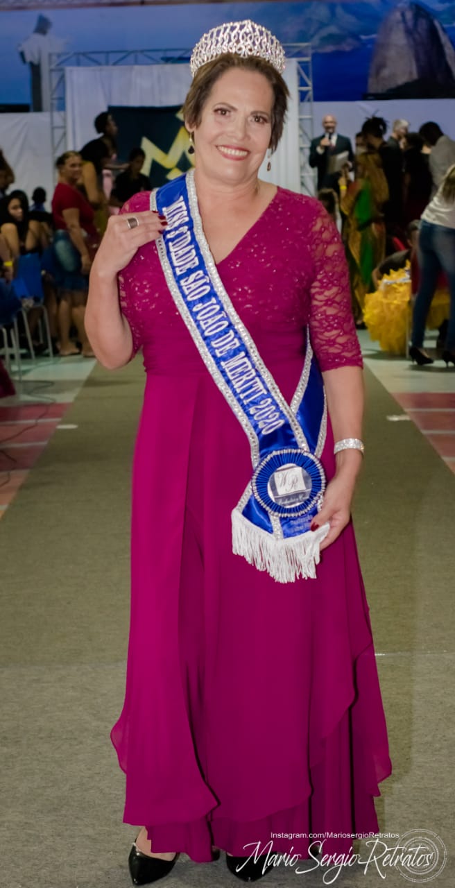 Miss Terceira Idade São João de Meriti Tradicional 2020: MARILÉA COSTA.