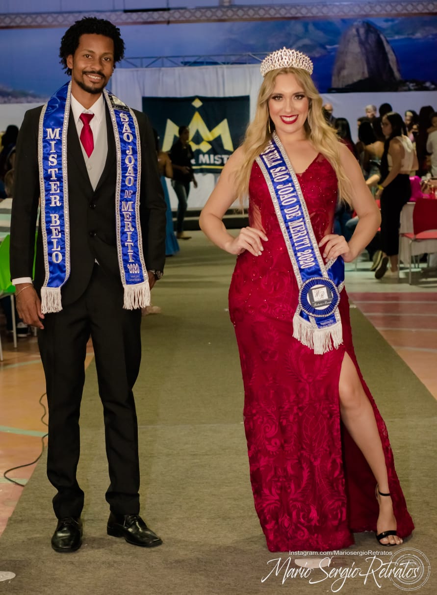 Mister Belo e Miss Bela Tradicional São João de Meriti 2020: JANDERSON PEREIRA e LOHRAINE NASCIMENTO