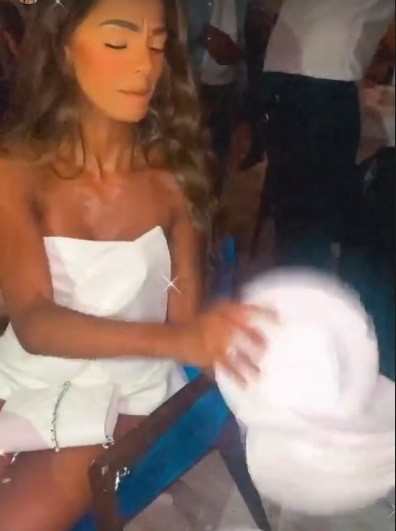 Brunna quebra pratos de restaurante - reprodução do instagram