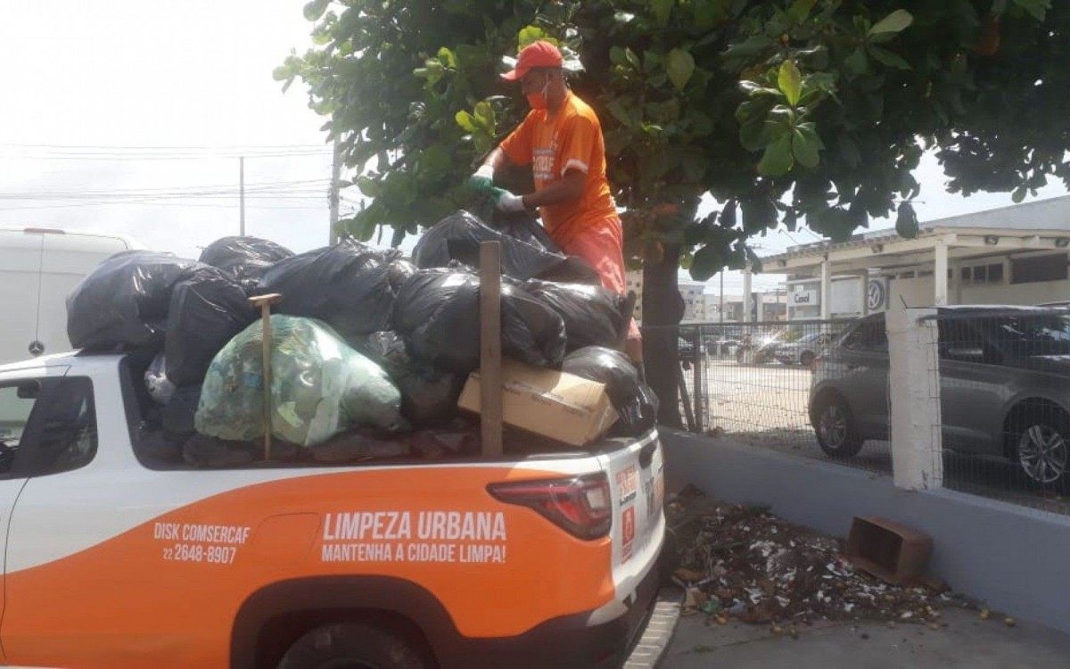 Depois de quase uma semana, coleta de lixo é retomada em Cabo Frio  - Comsercaf 