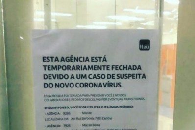 Itaú fecha 5 das 7 agências bancárias de Macaé por conta da Covid-19