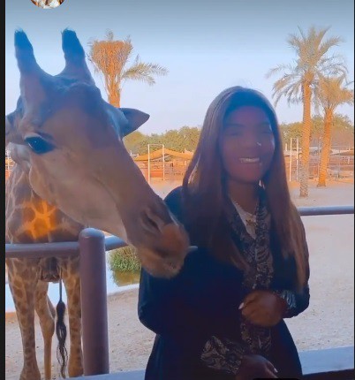 Ludmilla visita zoológico particular - reprodução do instagram