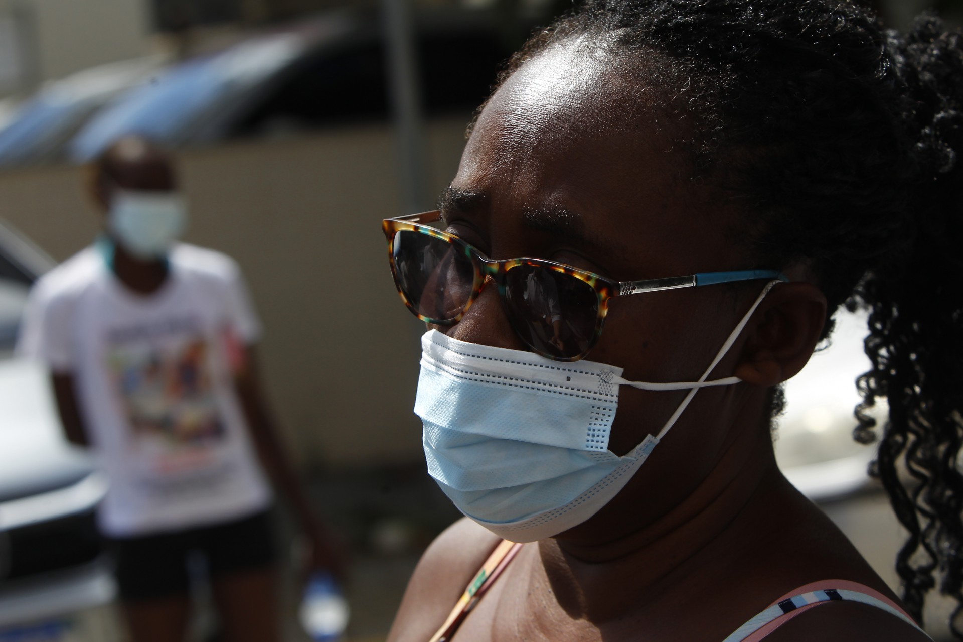 Familiares prestam depoimento na Delegacia de Homic&iacute;dios na Baixada Fluminense. Na foto, L&iacute;dia Moreira da Silva Santos, av&oacute; da Rebeca - Luciano Belford/Ag&ecirc;ncia O Dia