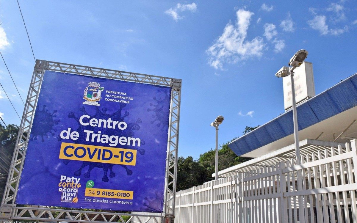 Centro de Triagem de Covd-19 em Paty - Divulgação