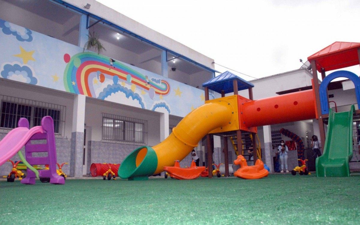 A Prefeitura de Magé inaugurou Centro de Educação Infantil Municipal (Ceim), em Santo Aleixo