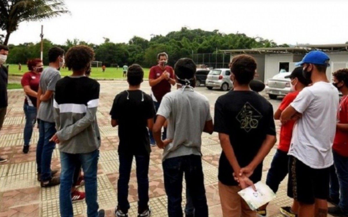 Jovens são acolhidos pelo Fluminense - Mailson Santana/Fluminense FC