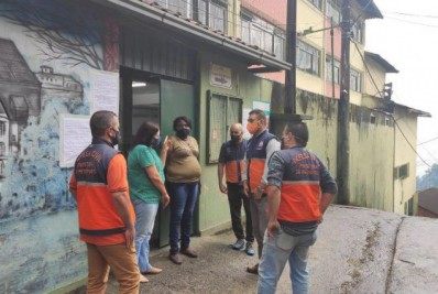 Defesa Civil vistoria pontos de apoio do Duques, Independência e Quitandinha