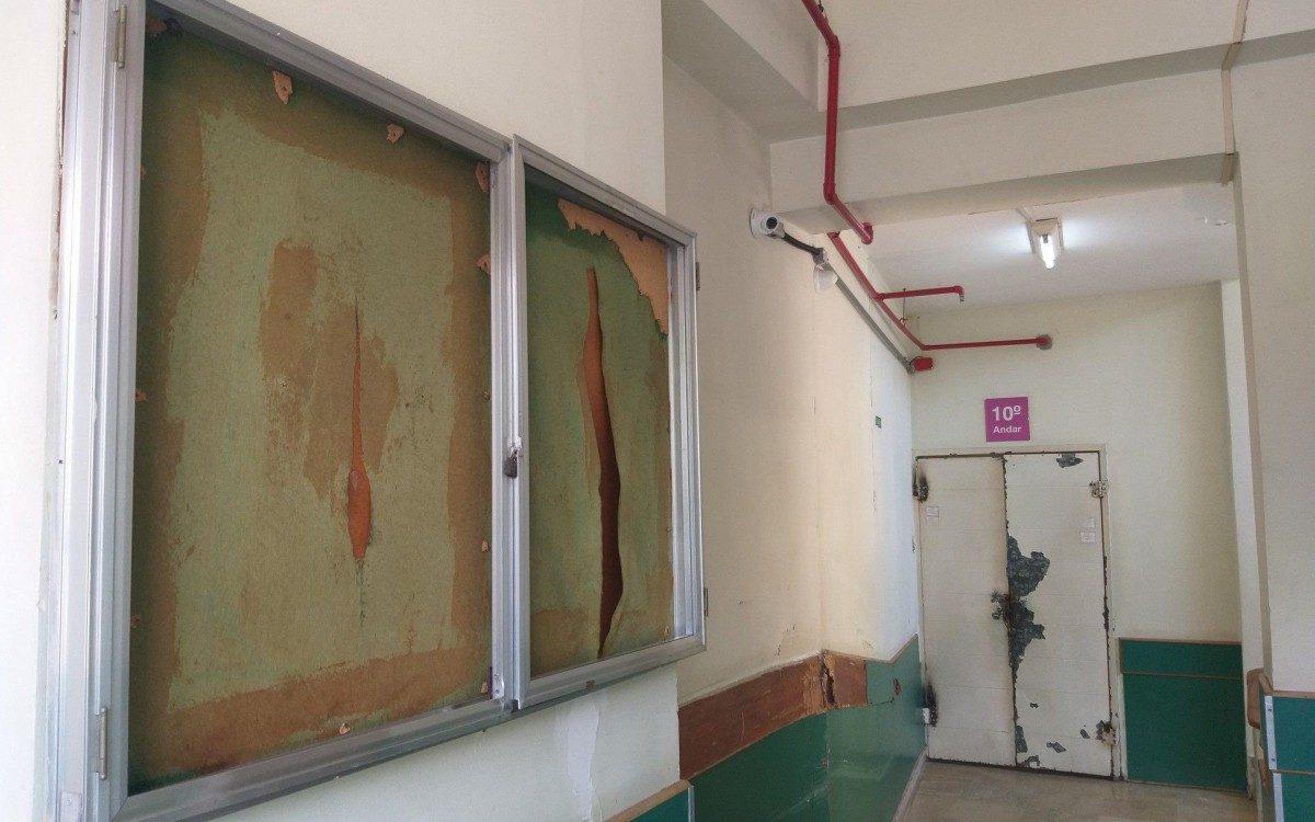 Problemas de infraestrutura no Hospital do Andaraí 