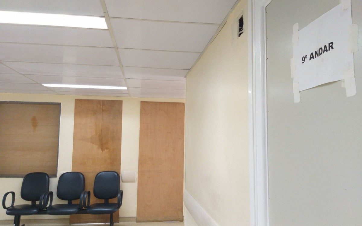 Problemas de infraestrutura no Hospital do Andaraí 