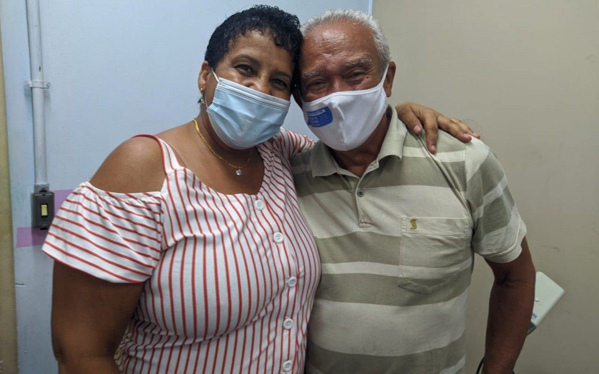 Aposentado José Vieira (78), que operou câncer de próstata em março deste ano na Unidade.