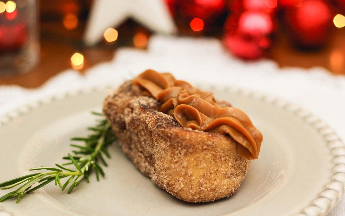 Rabanada com doce de leite da confeitaria de Nilópolis Sonhos de Açúcar