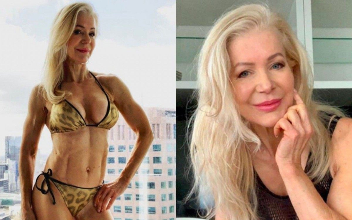 Lesley Maxwell, a vov&oacute; fitness