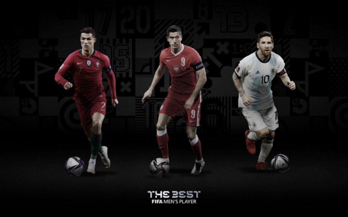 Messi, Cristiano Ronaldo e Lewandowski são os finalistas do prêmio de melhor do mundo da Fifa