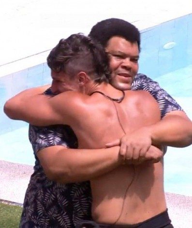Felipe Prior e Babu Santana no BBB 20 - Reprodução/Globo
