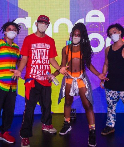 Os quatro finalistas do 'Dance-Off' - divulgação